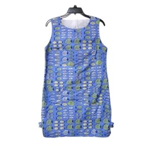 Corkey's Kids fish print sleeveless shift dress